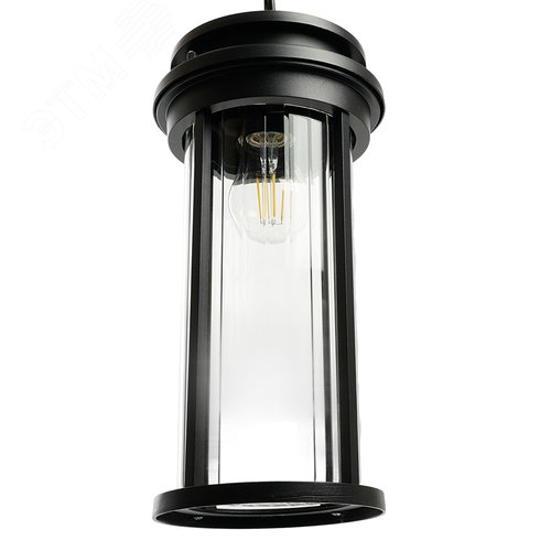 Светильник НСУ-40w цепь Е27 IP44 черный - фото 4