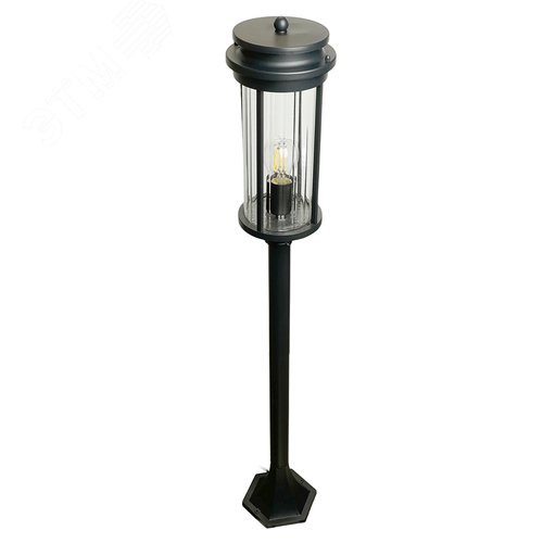 Светильник НТУ-40w столб Е27 IP44 черный - фото 2