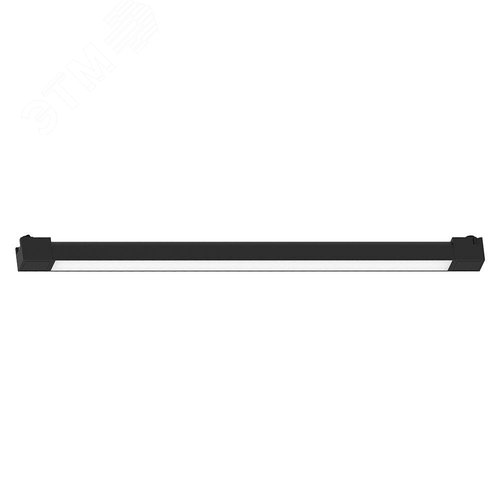 Светильник светодиодный трековый на шинопровод ДПО-40w 4000К 2800Лм матовый рассеиватель черный - фото 1