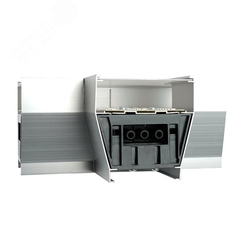 Светильник-конектор Т-образный для AL4036 5w 3000/4000/6400К 550Лм с переключением цветовой температуры рассеиватель матовый в алюминиевом корпусе серебро серия RetailRay - фото 3