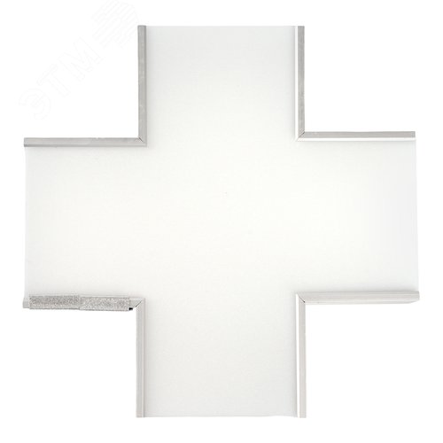 Светильник-конектор X-образный для AL4036 6w 3000/4000/6400К 660Лм с переключением цветовой температуры рассеиватель матовый в алюминиевом корпусе серебро серия RetailRay - фото 2