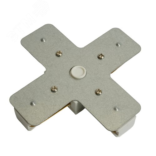 Коннектор X-образный белый для шинопровода CAB1007 - фото 2