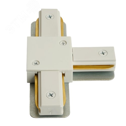 Коннектор Т-образный белый для шинопровода CAB1007 - фото 2