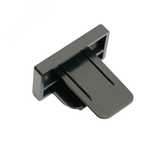 Заглушка пластиковая черная для шинопровода CAB1007 - фото 2