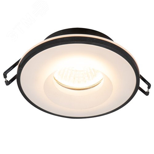 Светильник ИВО-50W G5.3 круг без лампы черный - фото 2