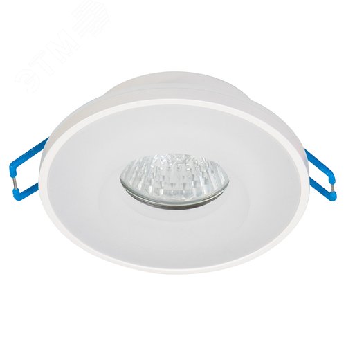 Светильник ИВО-50W G5.3 круг без лампы белый - фото 1