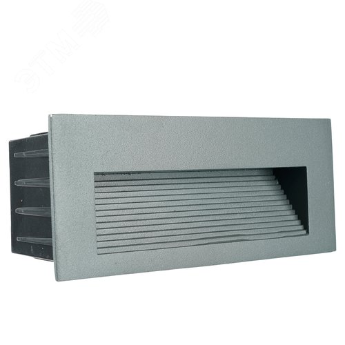 Изображение товара Светильник светодиодный ДВУ-5w 4000К IP65 прямоугольник серый (шт)