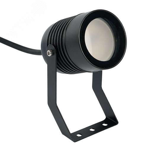 Изображение товара Светильник светодиодный тротуарный ДТУ GU10 без лампы IP65 черный (шт)