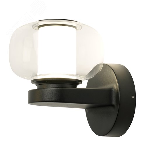 Светильник светодиодный уличный ДБУ-12w вверх 4000К IP54 черный - фото 2