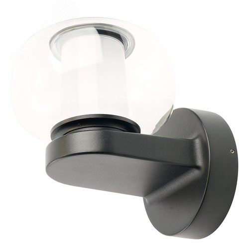 Светильник светодиодный уличный ДБУ-12w вверх 4000К IP54 черный - фото 4