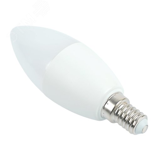 Лампа светодиодная LED 15вт Е14 дневной матовая свеча - фото 4