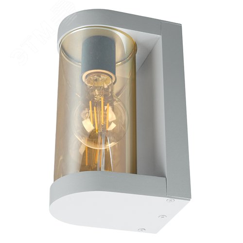 Светильник НБУ-40w Е27 IP44 серый/янтарный - фото 3