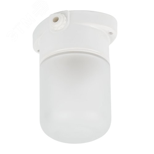 Светильник НББ-01-60-101 E27 термостойкий для бани и сауны прямое керамическое основание белый IP65 - фото 1