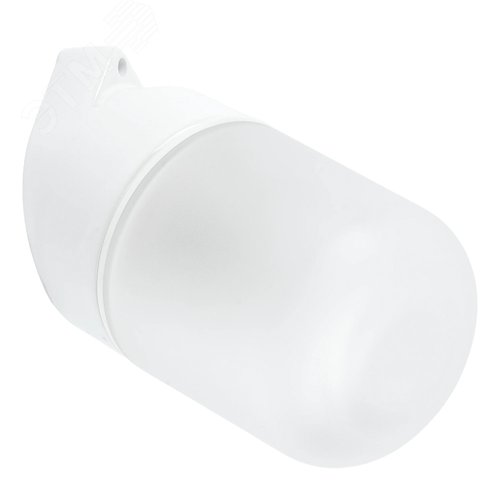 Светильник НББ-01-60-002 Е27 термостойкий для бани и сауны наклонное керамическое основание белый IP65 - фото 1