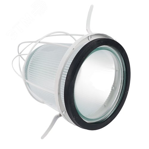 Светильник НСП 41-200-003 E27 с решеткой стальной корпус стекло IP54 белый - фото 4