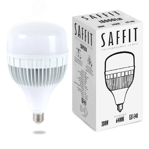 Лампа светодиодная LED 200вт Е27/Е40 дневной - фото 1