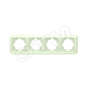 Изображение товара CARMEN Рамка 4 поста горизонтальная бежевая (шт)