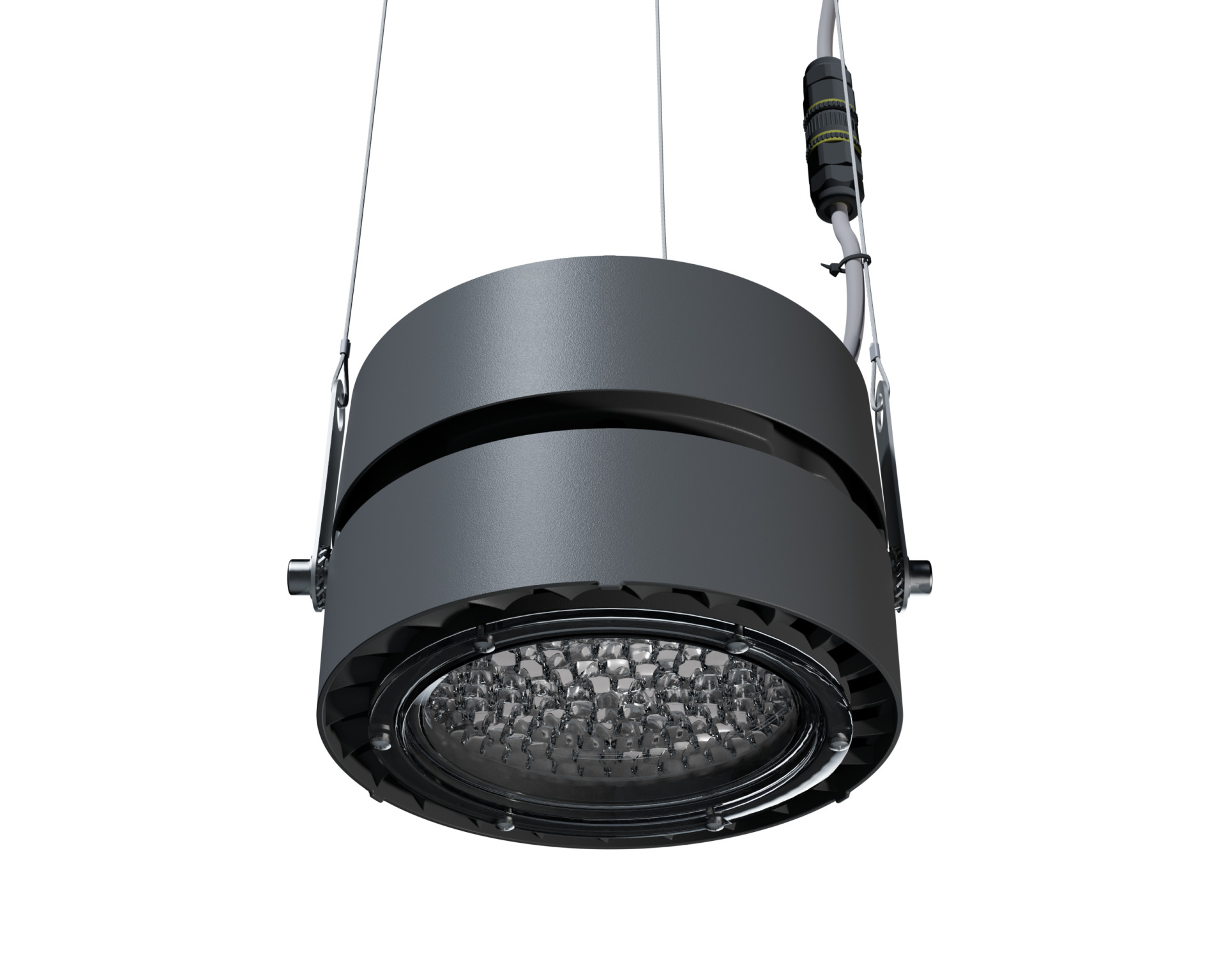 Светильник LED L-industry II 120 Вт 17400Лм диаграмма Г60 4,0K мультилинза металл подвесное крепление IP65