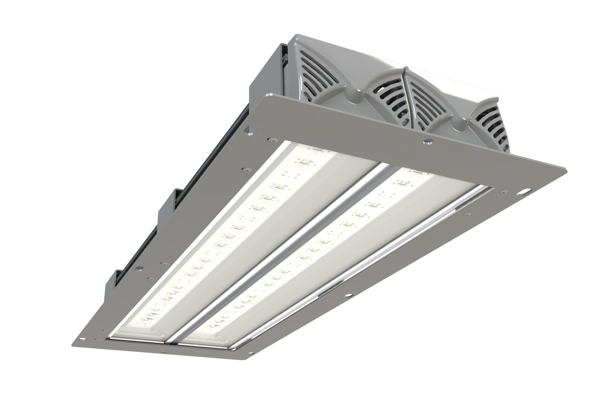 Светильник LED L-industry NEW 48Т 46Вт Д 4000K микропризм поворот крепл IP54 облегч корпус