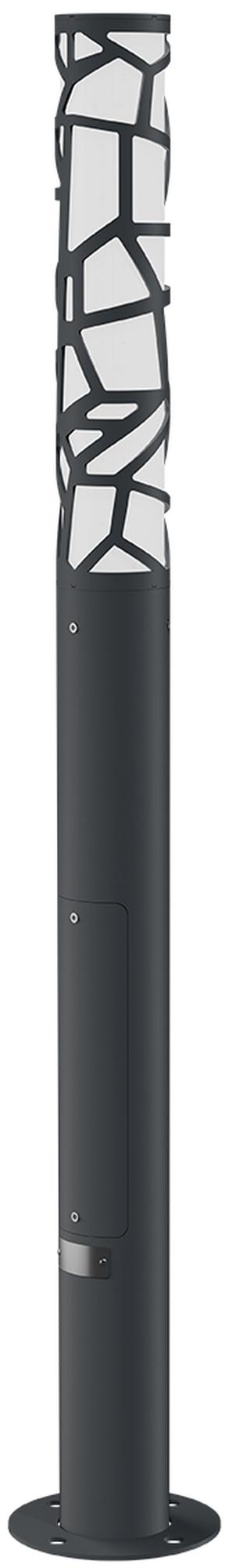 Светильник L-park PILLAR 1,2/30/С/850/03/PKII-71/220AC IP66 VP RAL9005 Муар