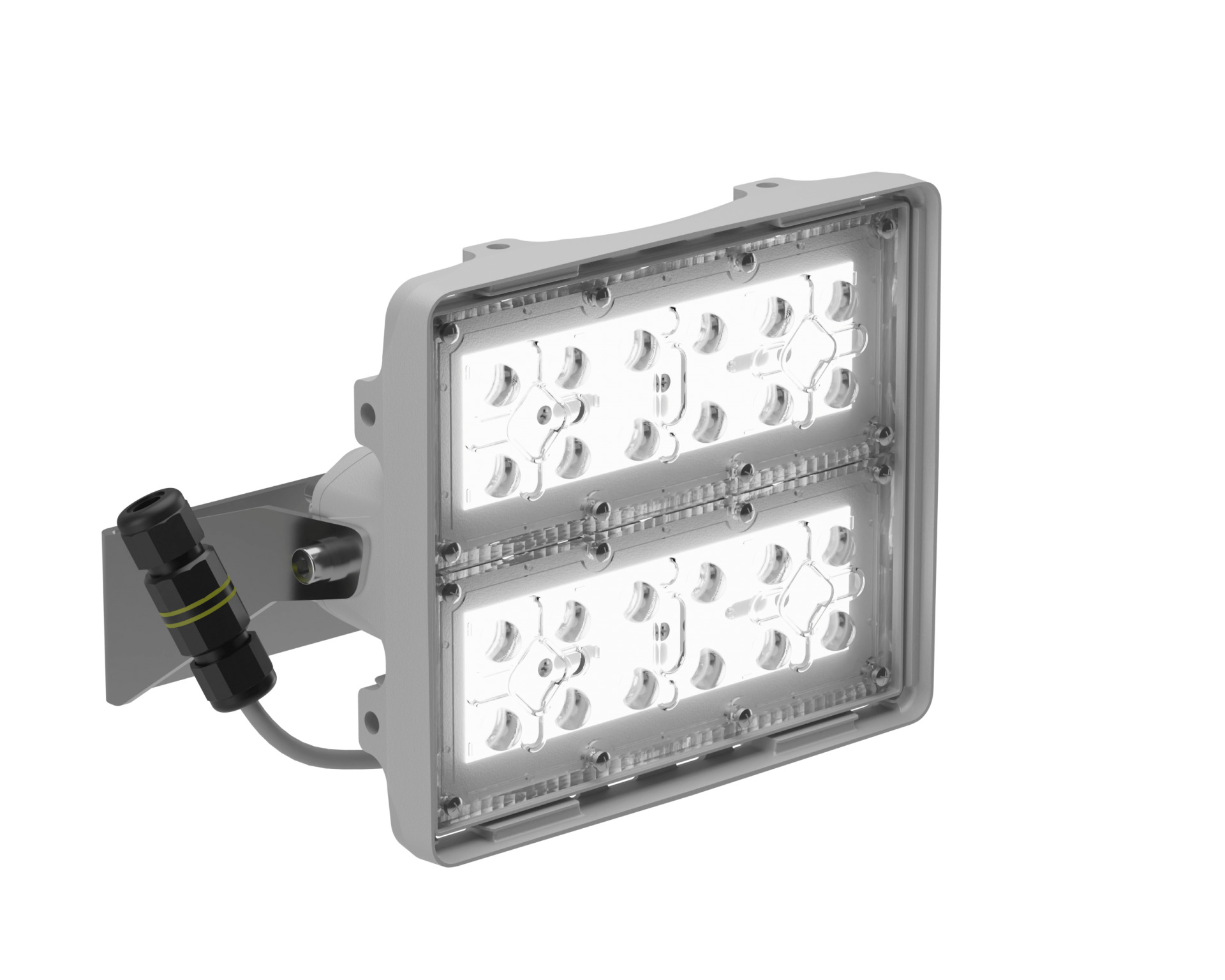 Светильник L-pixel 1/banner/50/Г60/740/R5/01/MT-KM/I2-C1/220AC IP66 RAL7035