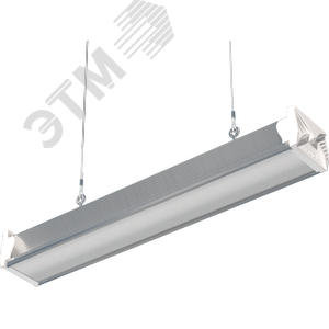 Светильник LED L-industry NEW 24 23Вт Д 5000K микропризм подвесн крепл IP54 облегч корпус - фото 1