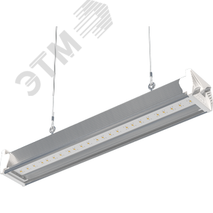 Светильник LED L-industry NEW 24 23Вт Г30 4000K прозр расс подвесн крепл IP66 облегч корпус - фото 1