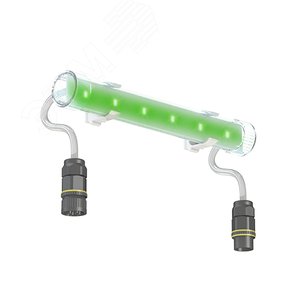 Светильник L-line A 0,25 (монохром) 7Вт IP66 Д 250мм зеленый - фото 1