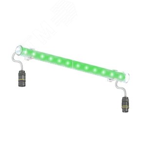 Светильник L-line A 0,5 (монохром) 14Вт IP66 Д 500мм зеленый - фото 1