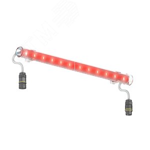 Изображение товара Светильник L-line A 0,5 (монохром) 14Вт IP66 Д 500мм красный (шт)