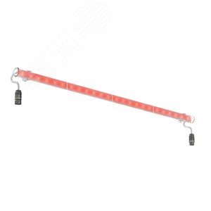 Светильник L-line A 1,0 (монохром) 29Вт IP66 Д 1000мм красный - фото 1