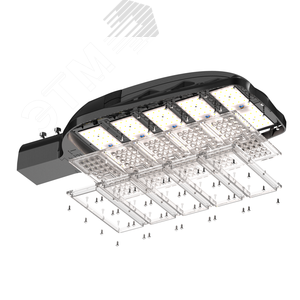 Светильник уличный Street X1 Pro 228Вт диаграмма Ш8M 4000К корпус металл консольн крепл 220AC IP66 защит стекло - фото 2