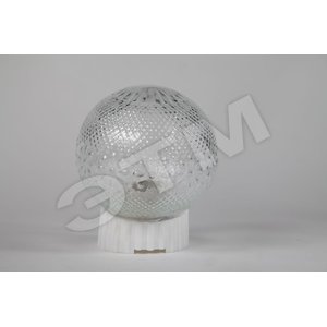 Светильник НББ-61-60-014 прозрачный стекло основание белый пластик ЭЛЕКТ