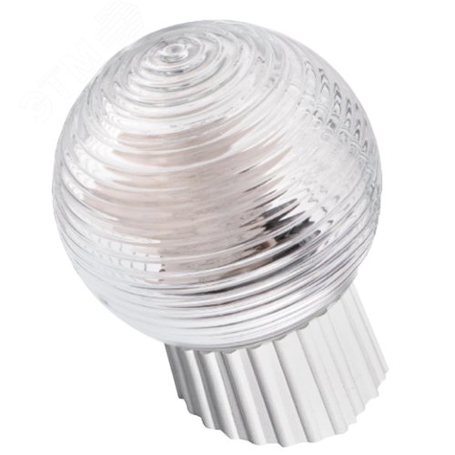 Изображение товара Светильник НББ-61-60-014 прозрачный стекло основание белый пластик (шт)