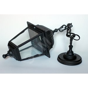 Светильник НСУ-04-60-001 Адель черный прозрачное стекло E27 IP44