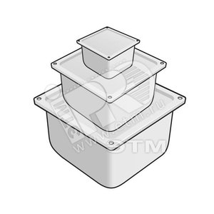 Коробка грунтованная с уплотнителем У-994 IP54 ТСРК