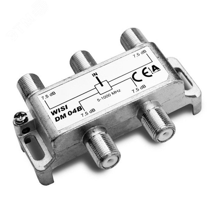 Изображение товара ТВ-делитель 1-4 WISI для телевизионных сетей германия