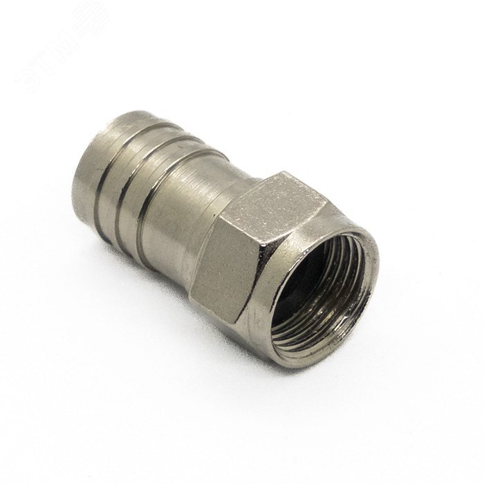 Изображение товара F-разъем для кабелей типа SAT50, SAT703, TS703 с уплотнителем (шт)