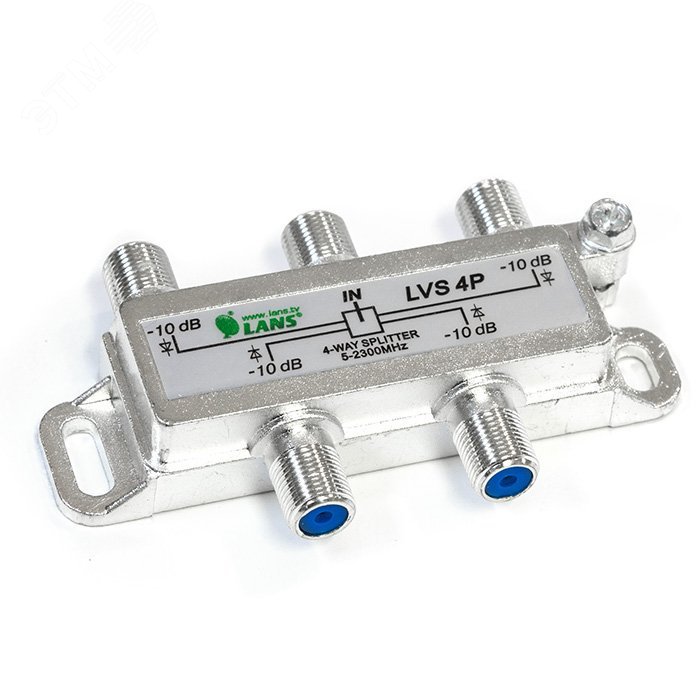Изображение товара ТВ-делитель 1-4 с диодной развязкой для распределения телевизионного сигнала