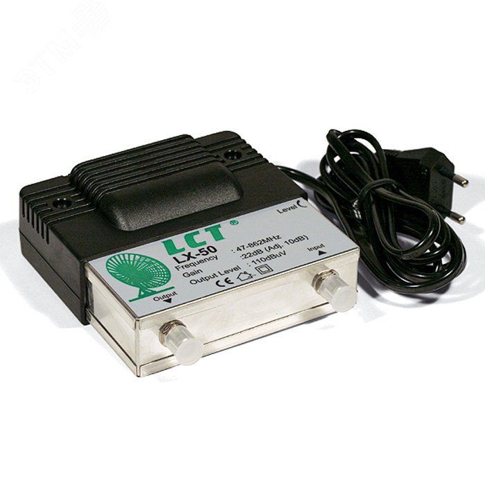 Изображение товара Усилитель LANS LX-50 для телевизионного сигнала 22 дБ