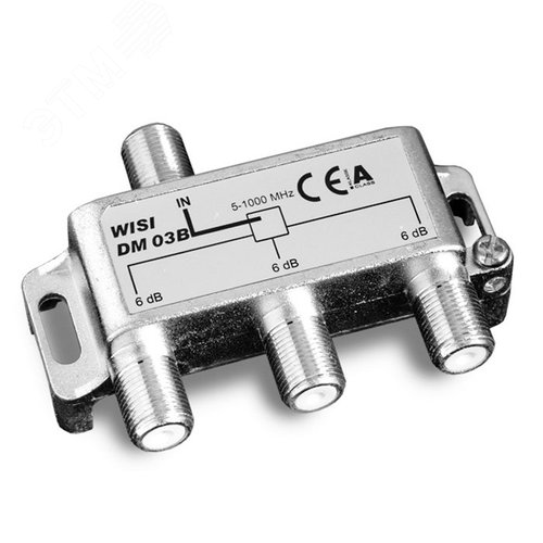 Изображение товара Делитель ТВ на 3 направления WISI (шт)