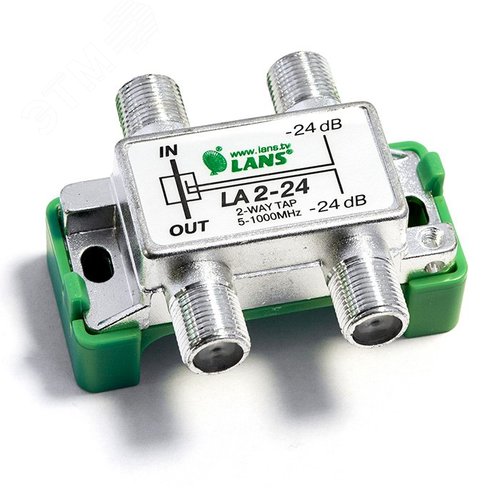 Изображение товара Ответвитель 2 отвода 24 дБ (шт)