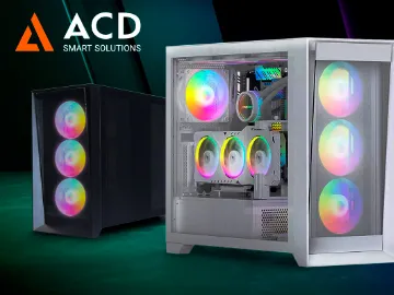  Корпуса ACD Lagrange станут стильной основой для сборки ПК. Их современный дизайн с высококачественными материалами идеально вписывается в любой интерьер, а также обеспечивает оптимальные условия для системы охлаждения.