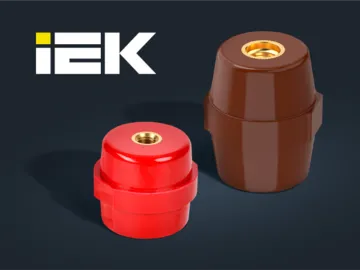Шинные изоляторы IEK: современные материалы для безопасности щитового оборудования  Новые опорные шинные изоляторы IEK серии SM  на напряжение до 1000 В —