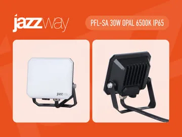  Новинка! Прожектор светодиодный JazzWay ДО-30w OPAL&nbsp;&nbsp; Современное универсальное решение для внутреннего и наружного освещения.