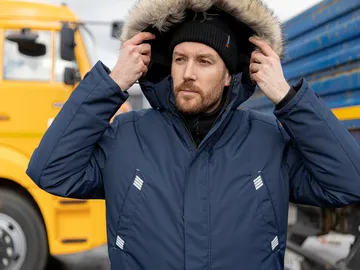  Зимняя рабочая парка KW 204 для руководителей и ИТР. Сочетает в себе презентабельный внешний вид, удобство и качество исполнения.