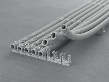  Крепеж-клипса для труб для прямого монтажа на 8 мест -&nbsp;готовое решение для групповой прокладки труб, которое ускоряет монтаж, снижает затраты,&nbsp;